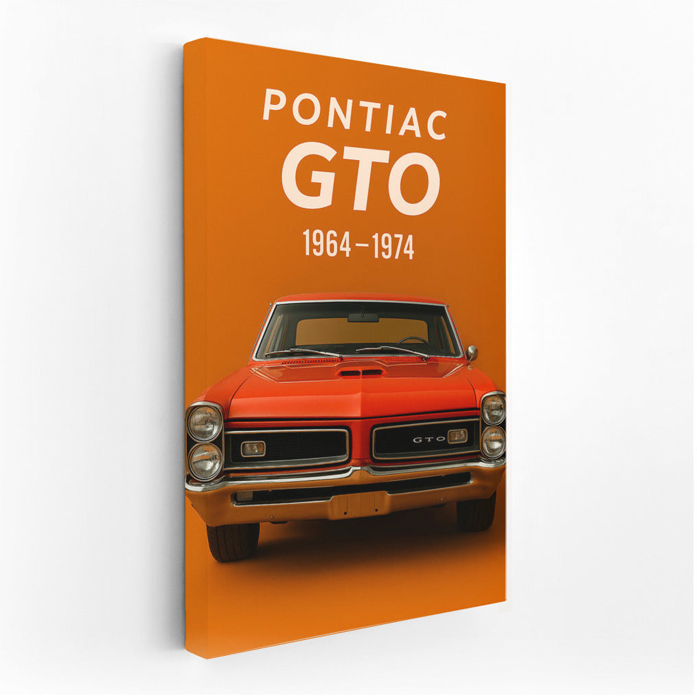 Pontiac GTO: Legend on the Wall - Classic Automotive Style