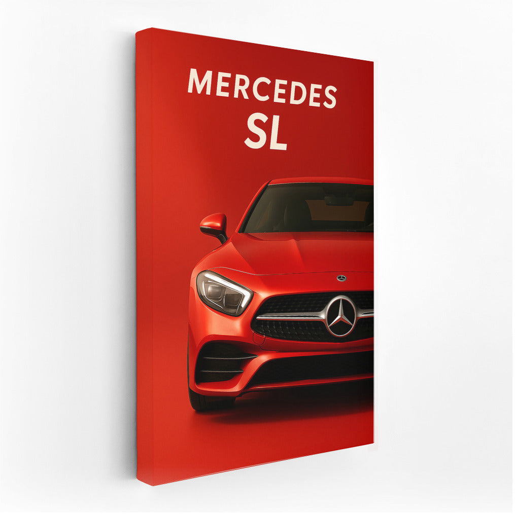 Dynamics and Style: Striking Mercedes SL-Class for Wall Decor