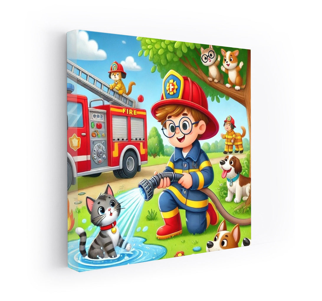 Little Fireman and His Furry Crew: Save the Day