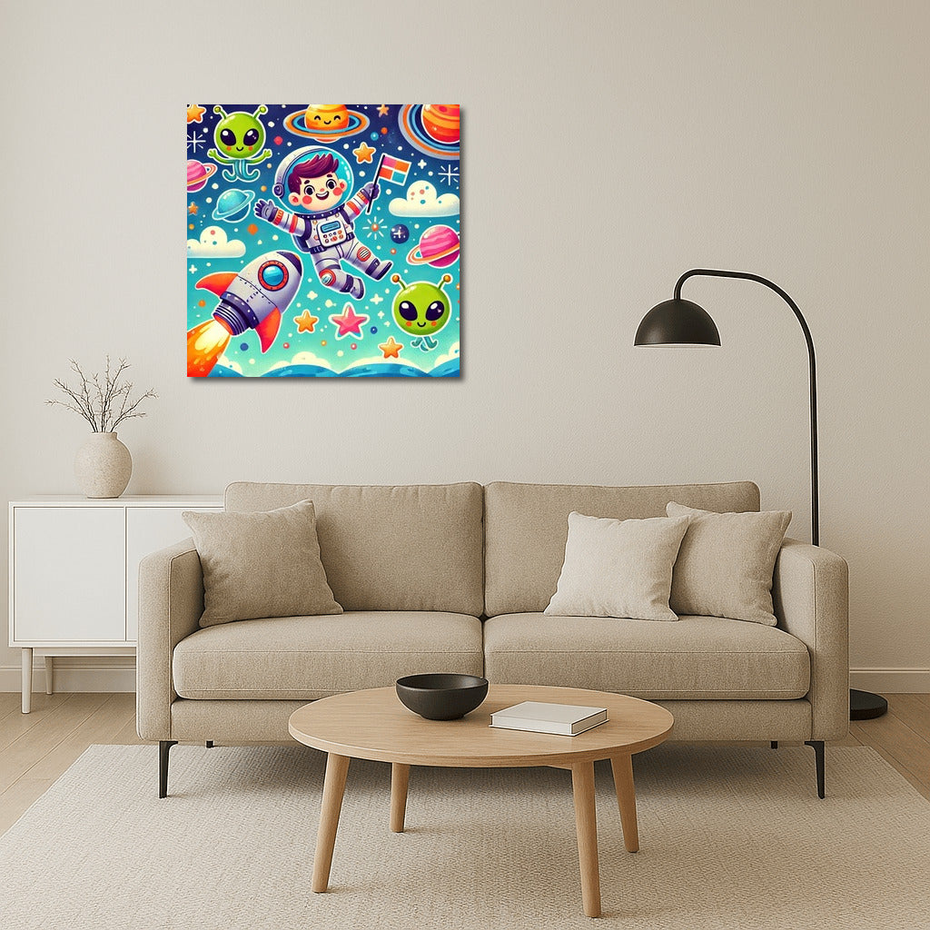 Space Adventures: Bright Aliens for the Kids Room