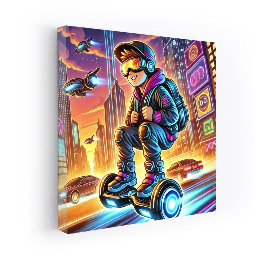 Speed Adventure: Hoverboard Boy in the City of Lights
