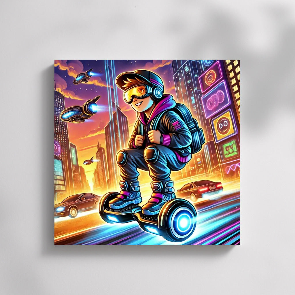 Speed Adventure: Hoverboard Boy in the City of Lights
