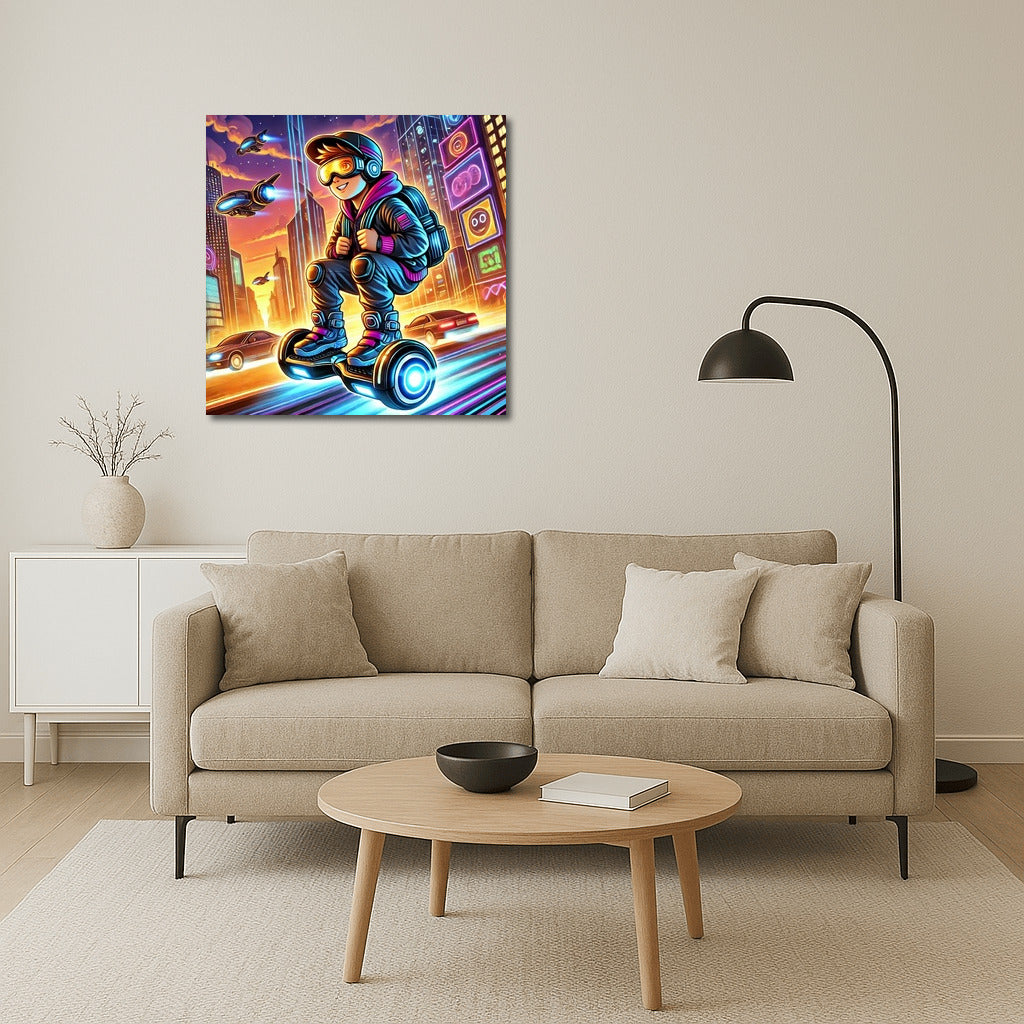 Speed Adventure: Hoverboard Boy in the City of Lights