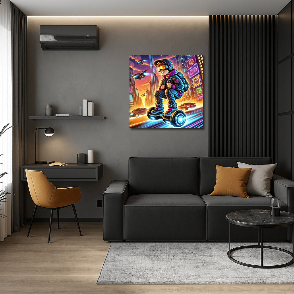 Speed Adventure: Hoverboard Boy in the City of Lights