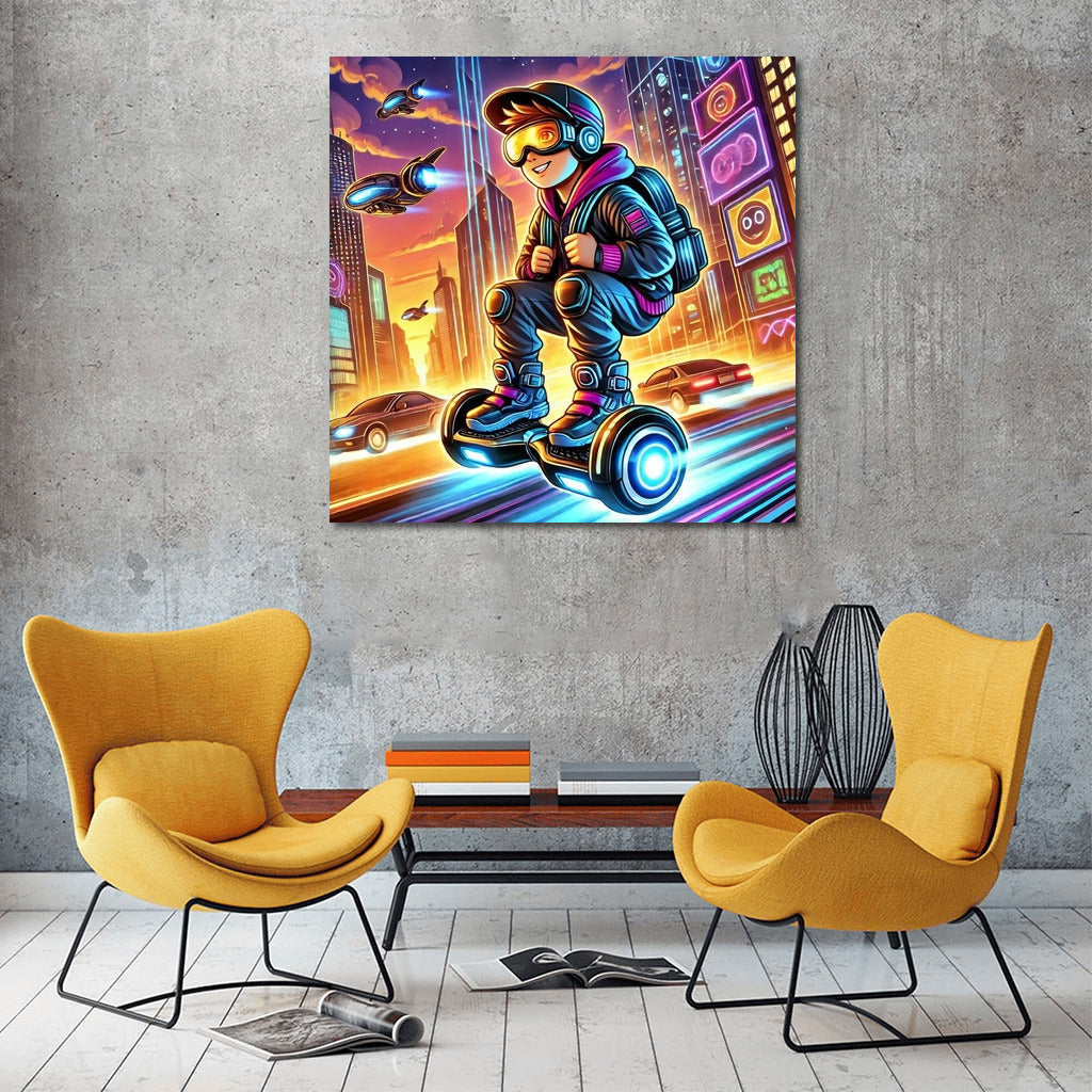 Speed Adventure: Hoverboard Boy in the City of Lights