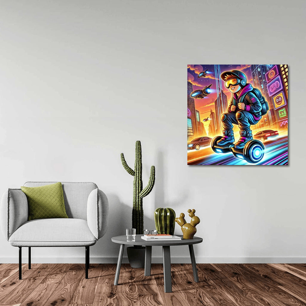 Speed Adventure: Hoverboard Boy in the City of Lights