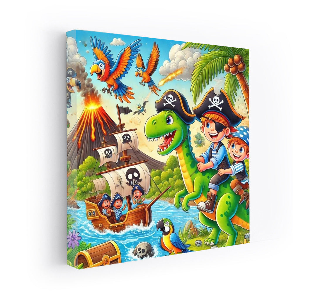 Pirate Adventures with Dinosaur on Magic Island