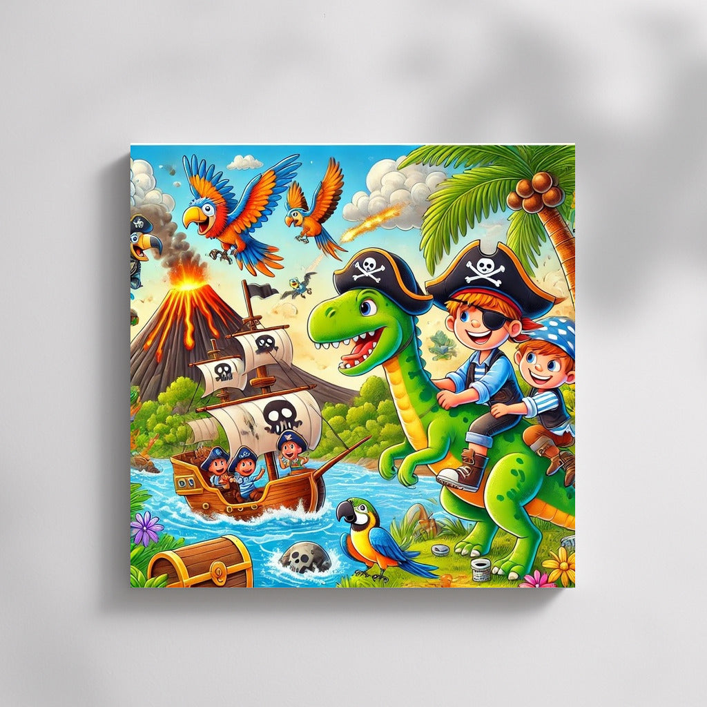 Pirate Adventures with Dinosaur on Magic Island