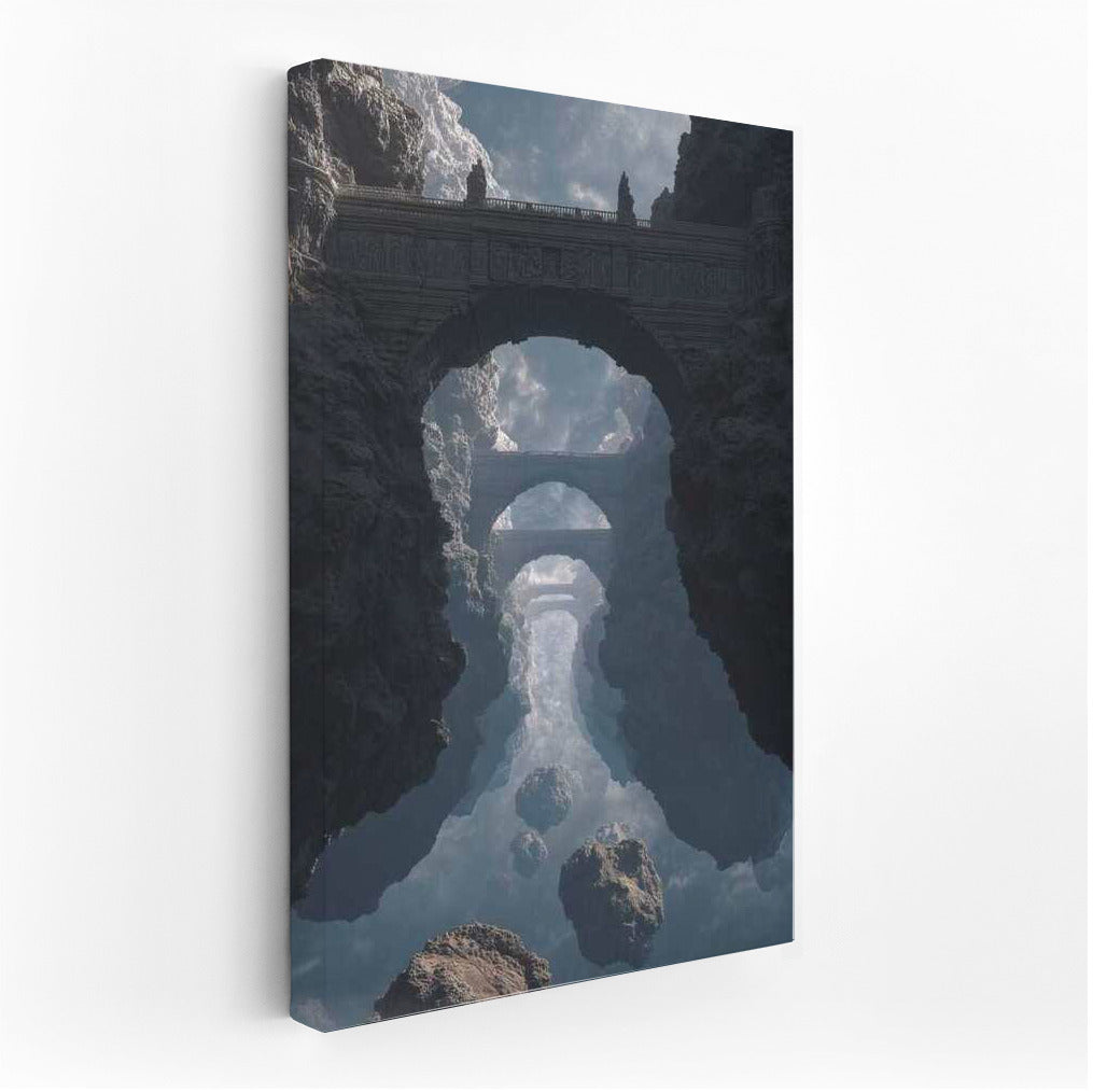 Floating Bridge in the Clouds: Architectural Fantasy