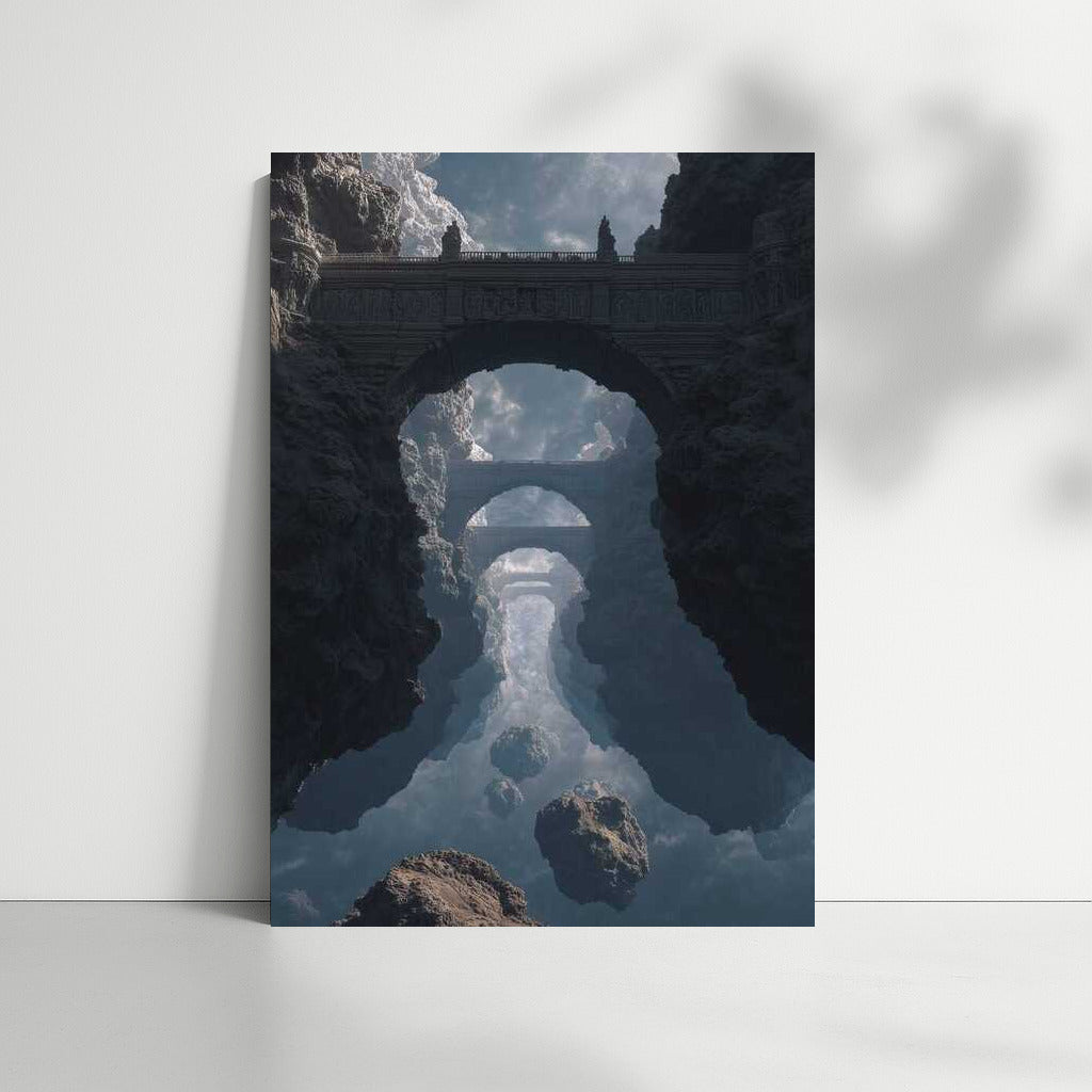 Floating Bridge in the Clouds: Architectural Fantasy