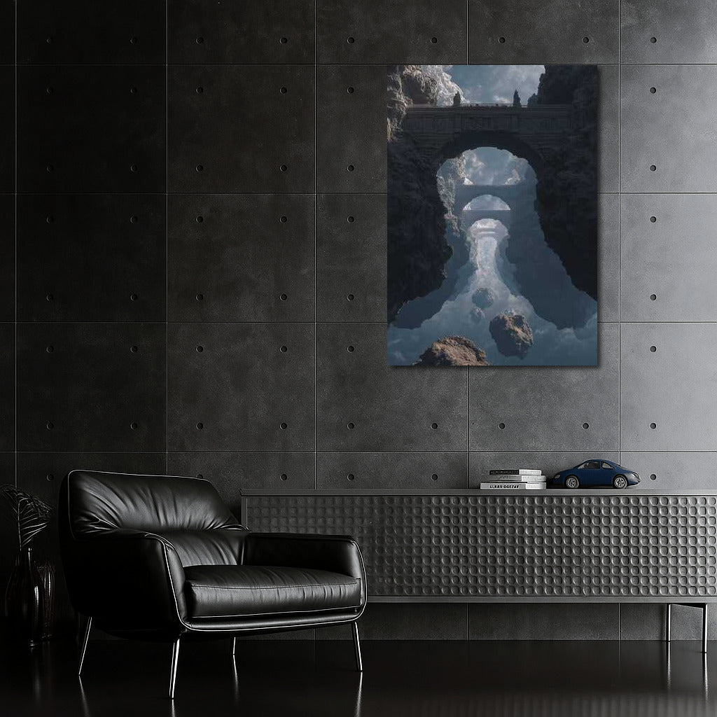 Floating Bridge in the Clouds: Architectural Fantasy