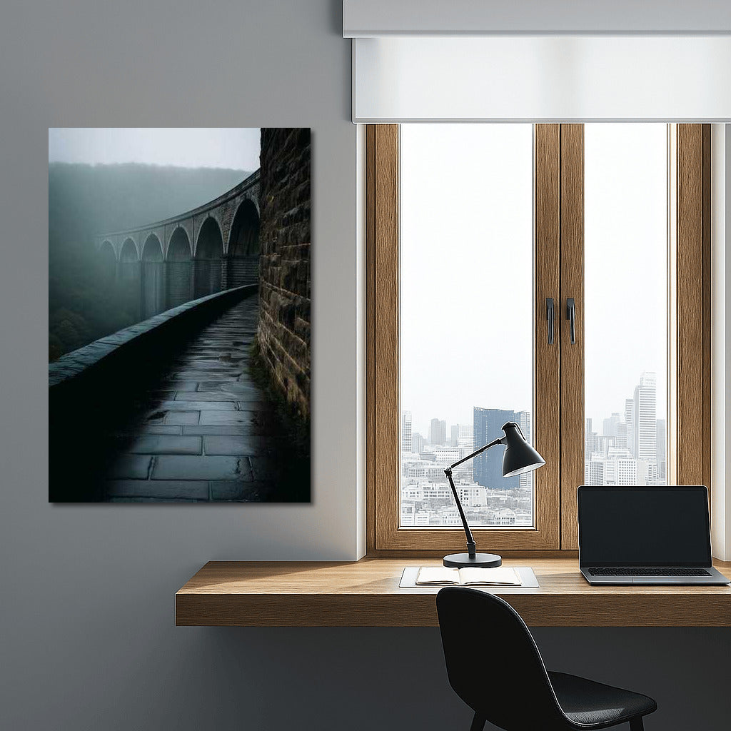 Misty Morning: The Architectural Mystery of the Bridge