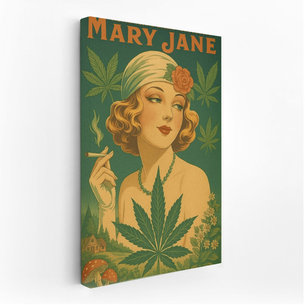 Retro Elegy Mary Jane: The Art of Cannabis