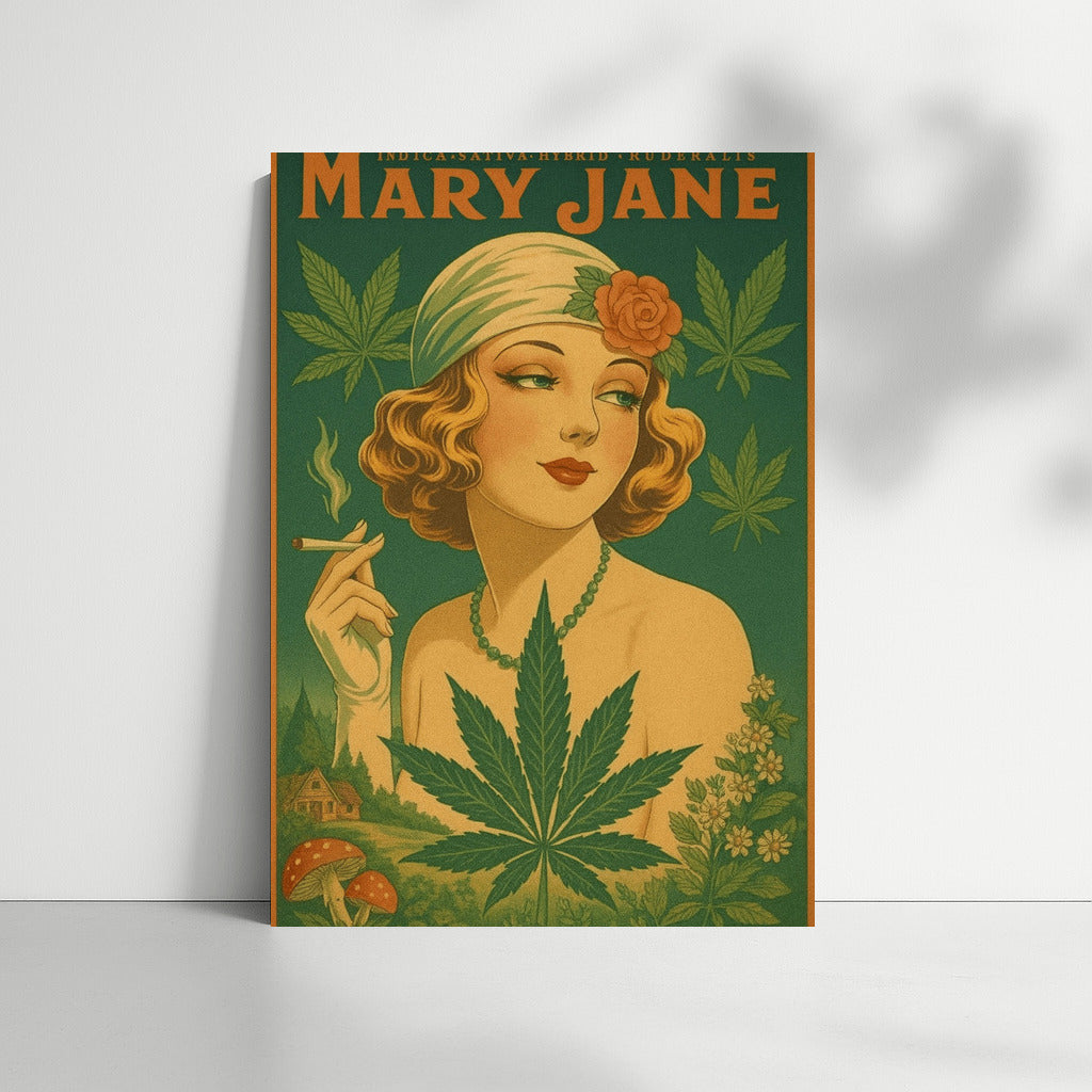 Retro Elegy Mary Jane: The Art of Cannabis