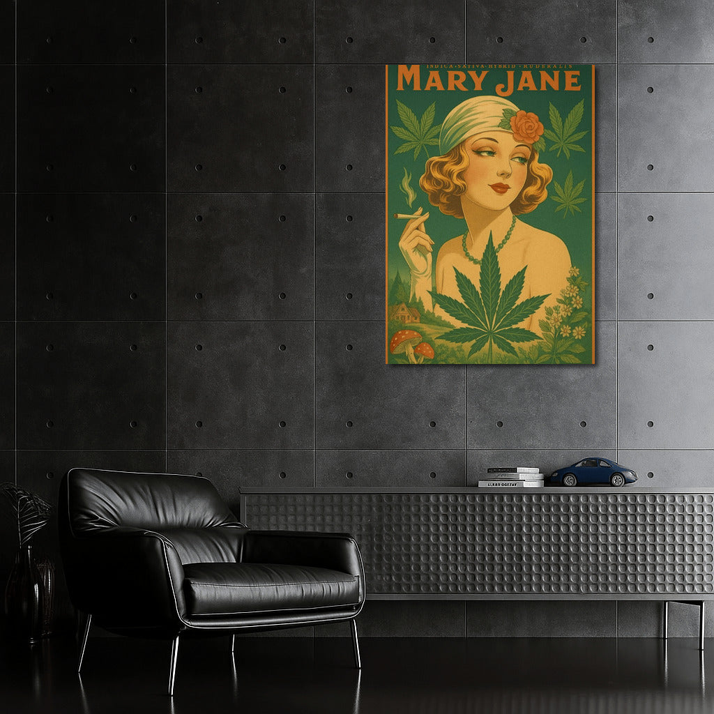Retro Elegy Mary Jane: The Art of Cannabis