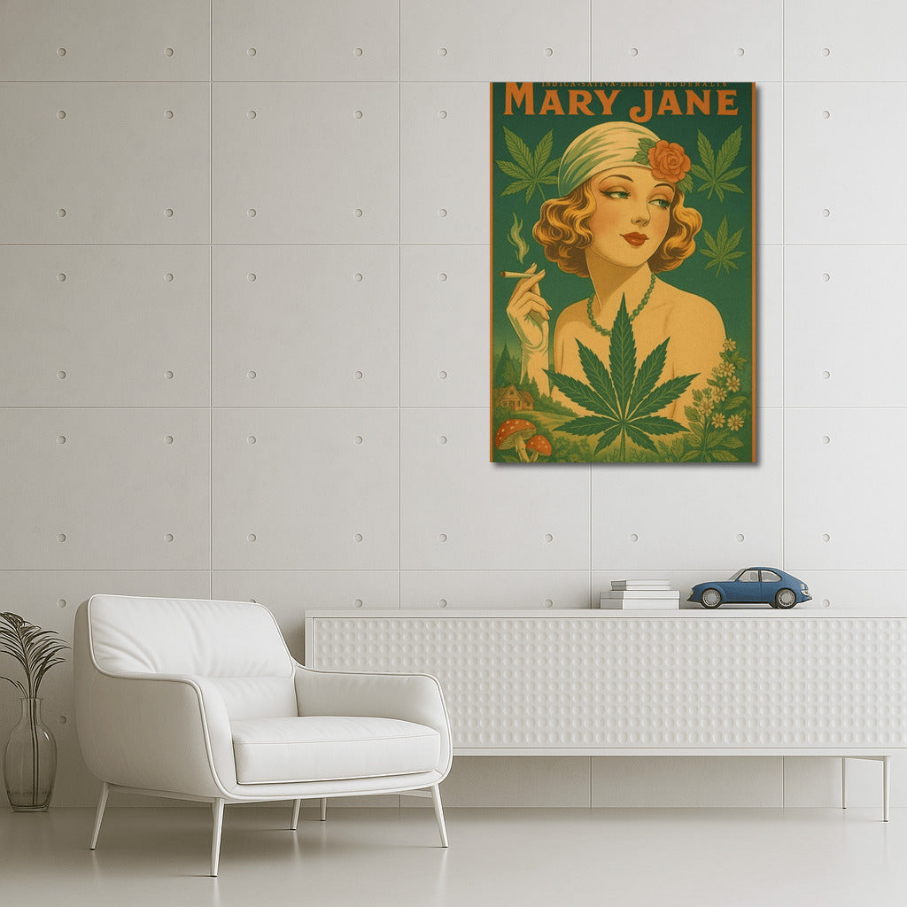 Retro Elegy Mary Jane: The Art of Cannabis
