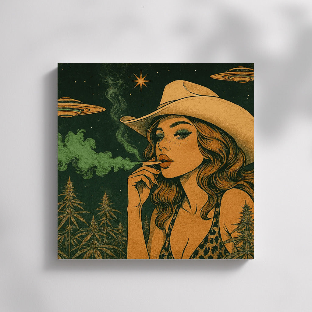 Cowgirl and the Space Cannabis: Retro Journey
