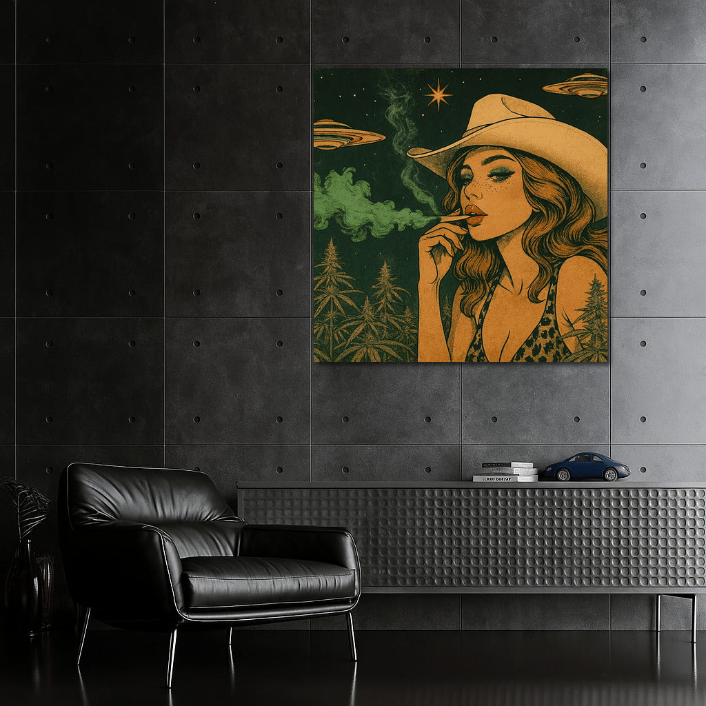 Cowgirl and the Space Cannabis: Retro Journey