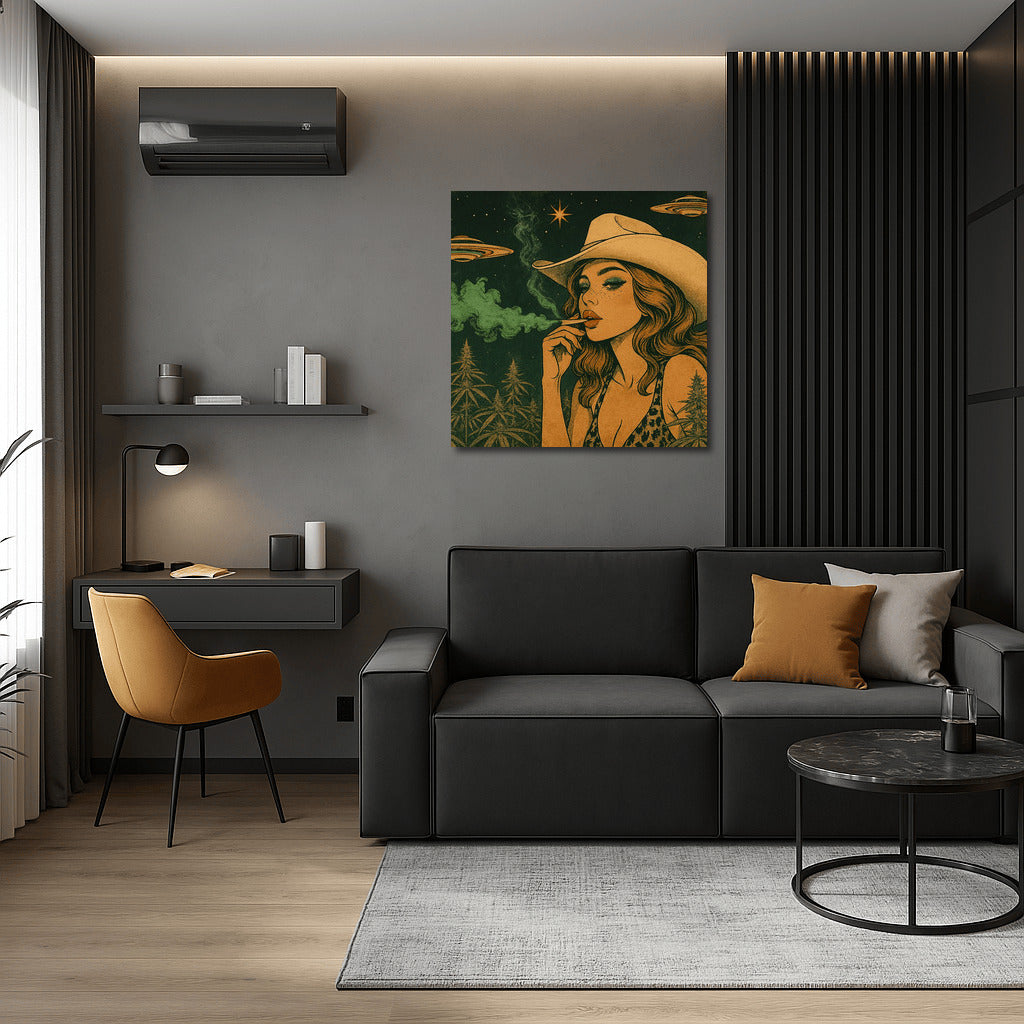 Cowgirl and the Space Cannabis: Retro Journey