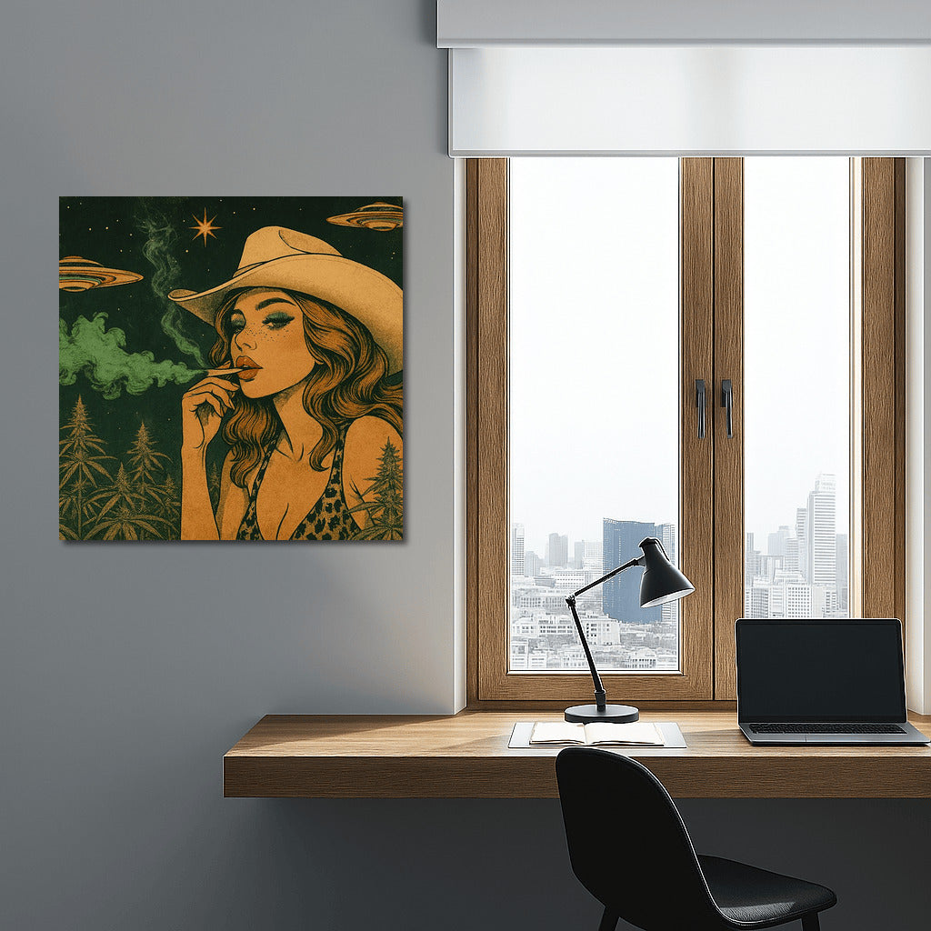 Cowgirl and the Space Cannabis: Retro Journey