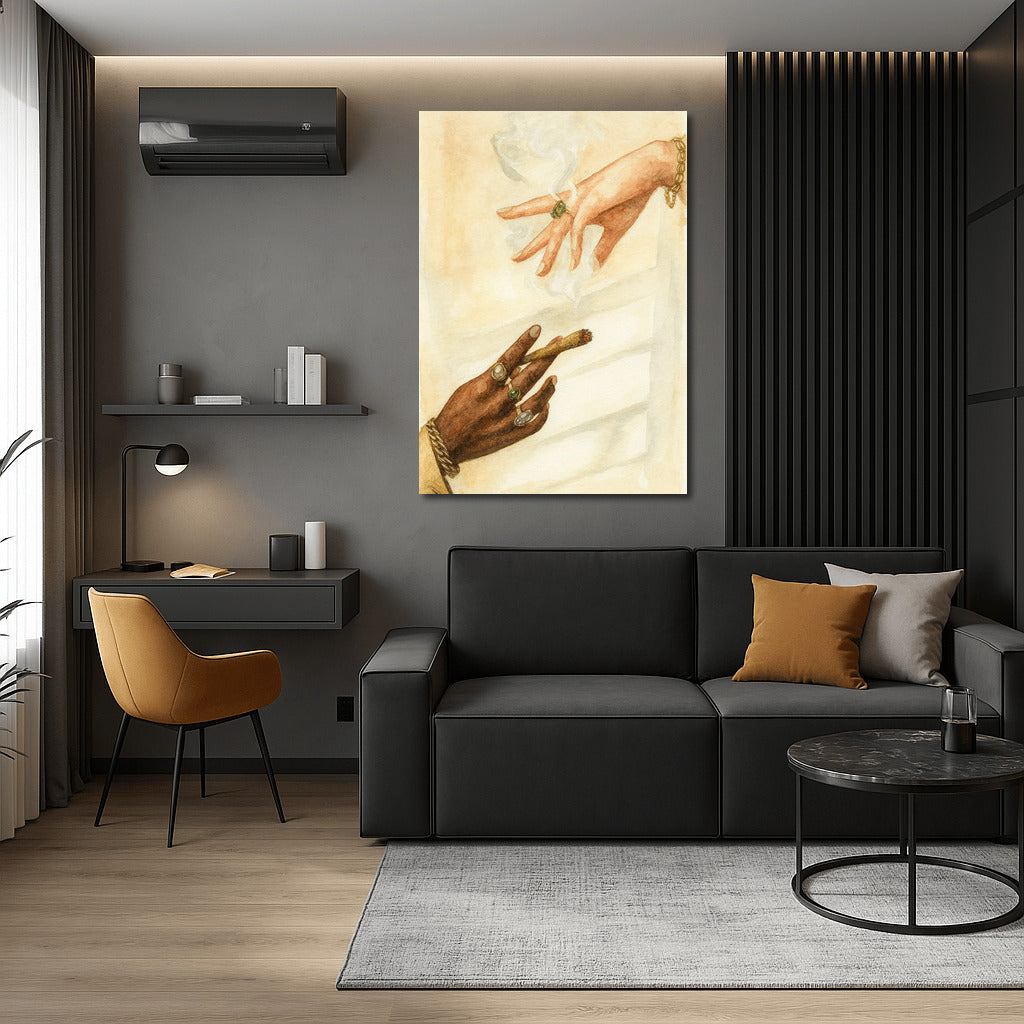 Dance of the Smoky Clouds: Graceful Hands and Cannabis