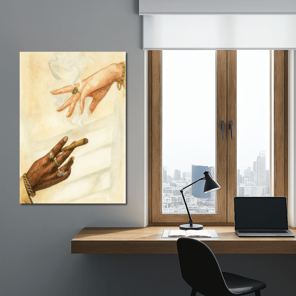 Dance of the Smoky Clouds: Graceful Hands and Cannabis