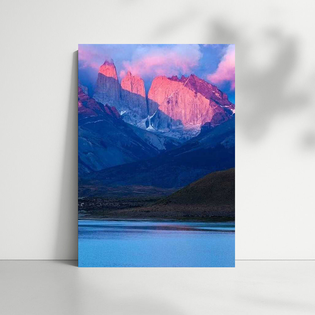 Pink Andes: Reflection in Lake Argentina