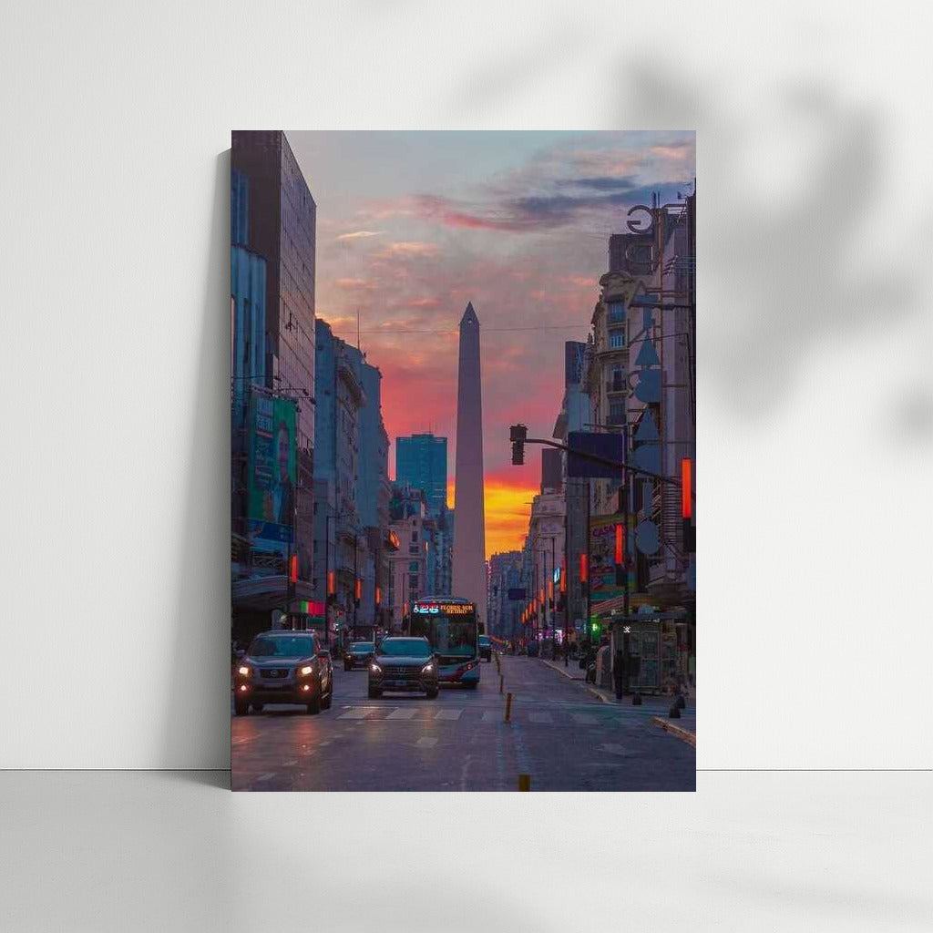 Buenos Aires at Sunset: Argentina's Streets in the Evening Light