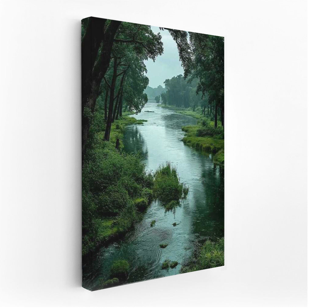 Argentina's Green River: Evergreen Forests and Natural Harmony