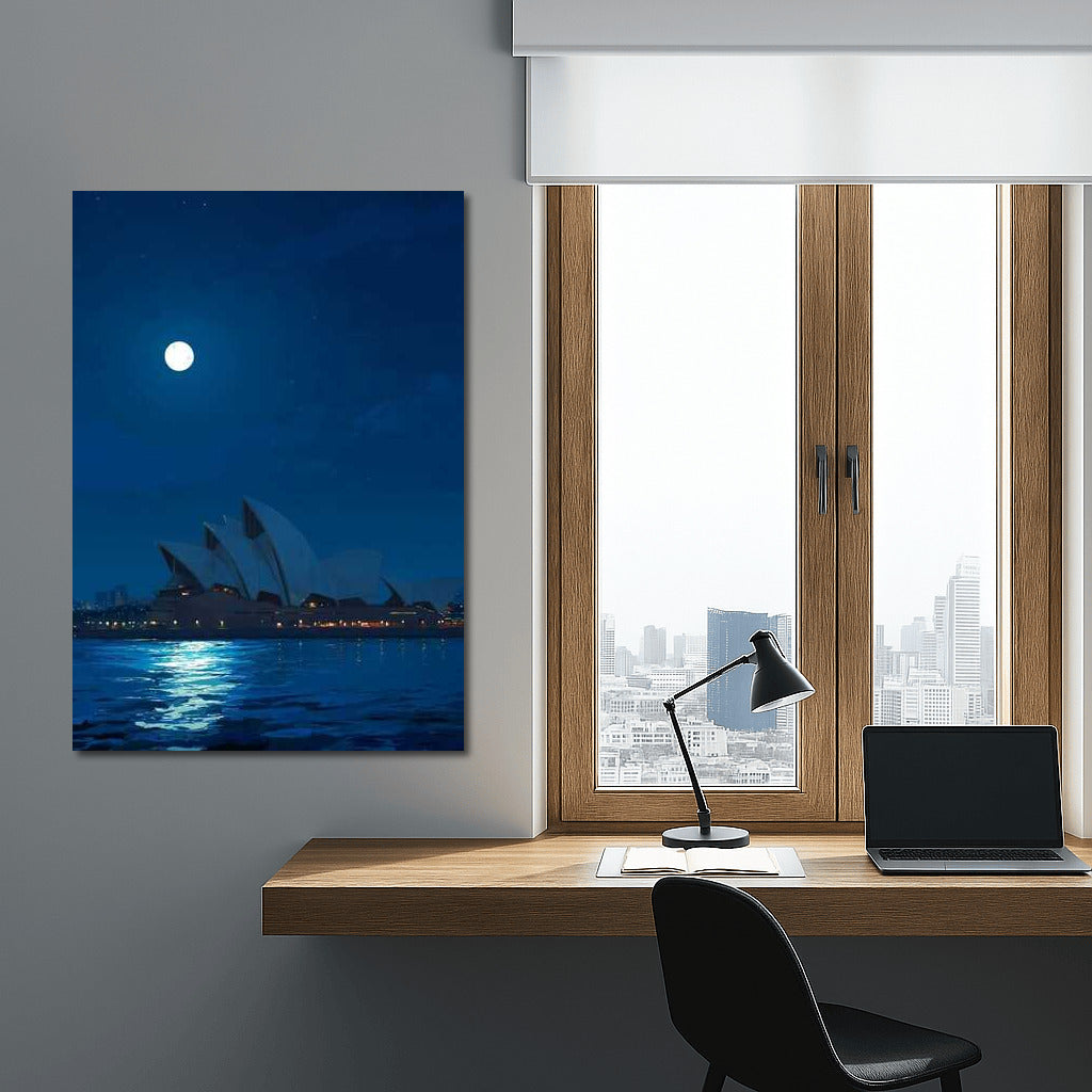 Moonlight Symphony over the Sydney Opera House, Australia