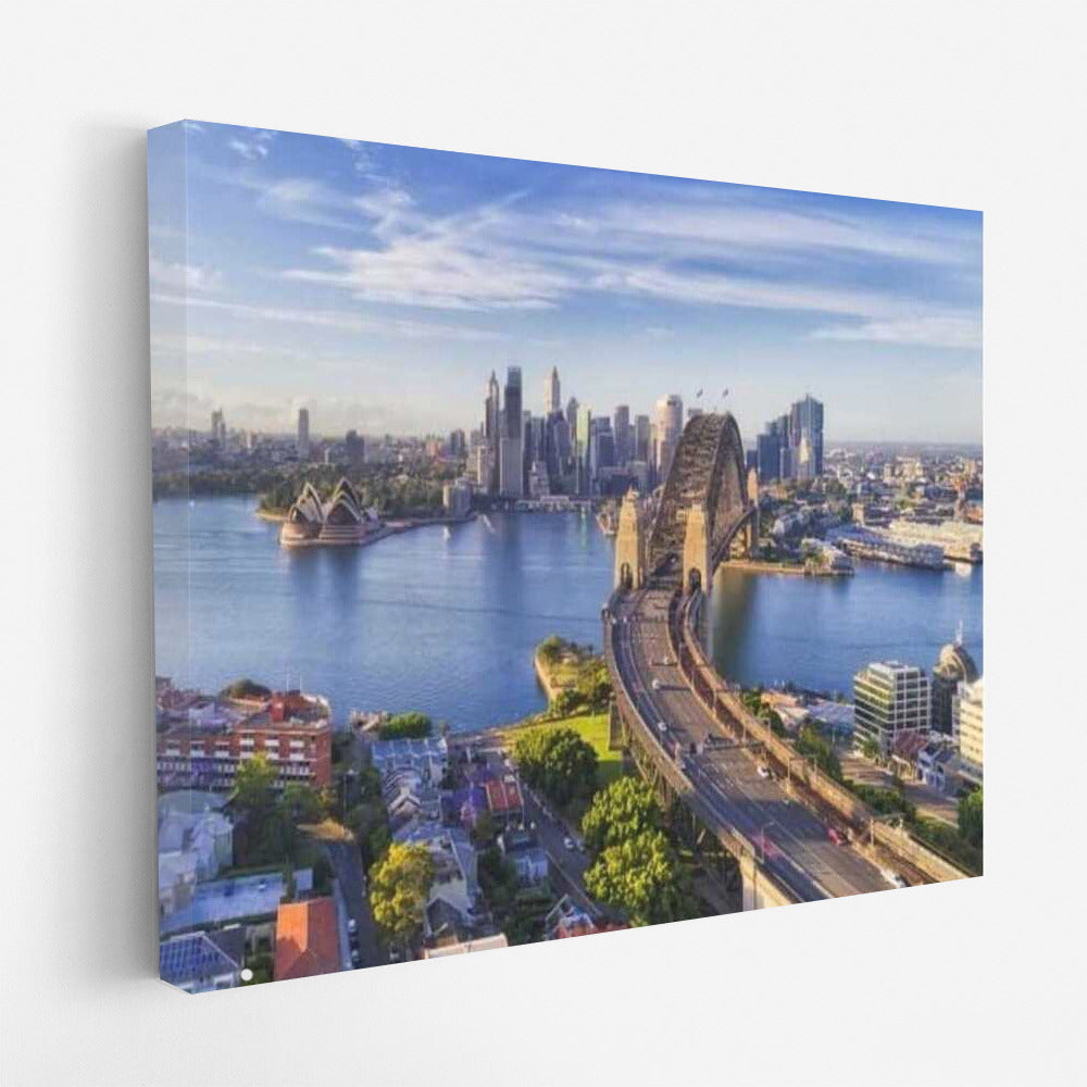 Sunny Harbour Bridge: Australia in the sunshine
