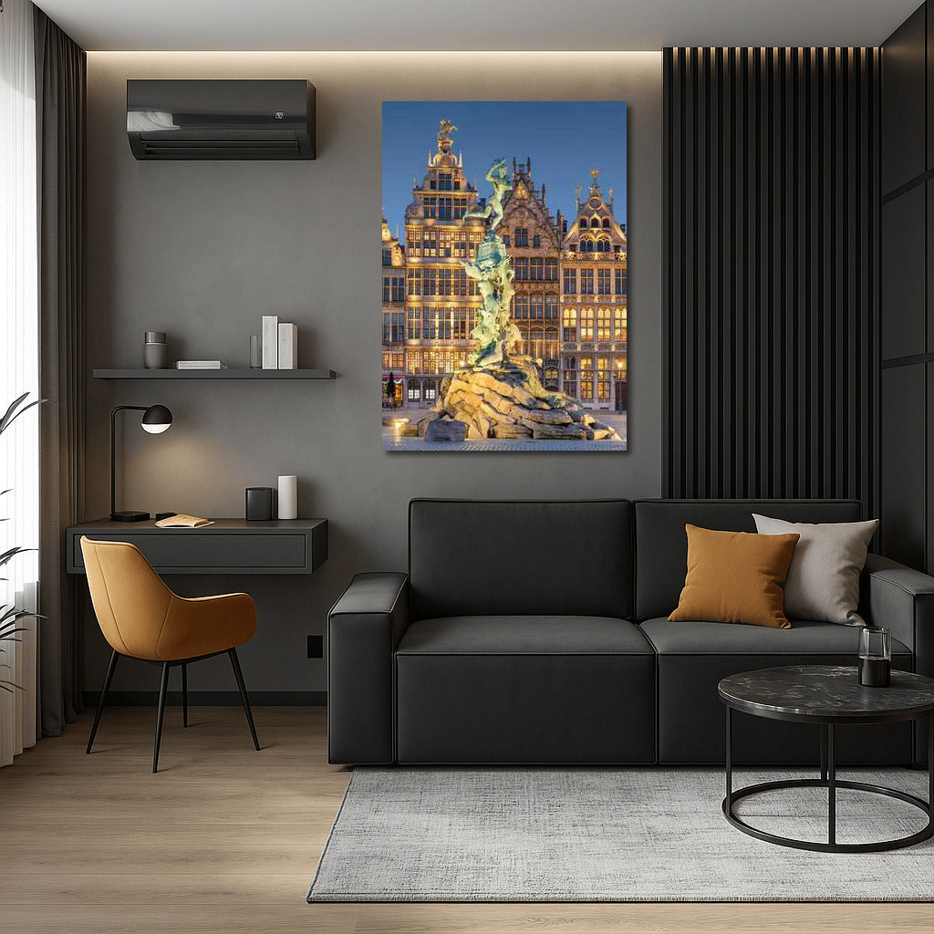 Antwerp by Night: Belgium's Architectural Grandeur