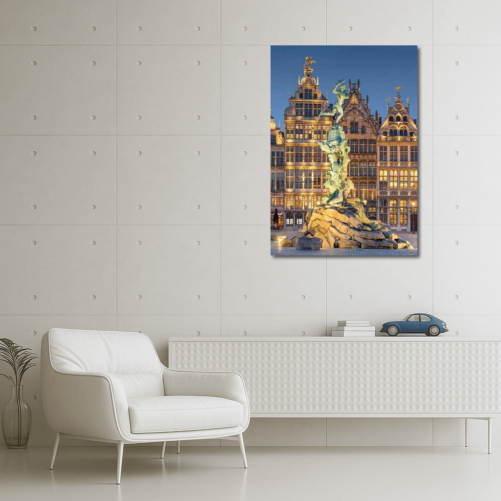 Antwerp by Night: Belgium's Architectural Grandeur