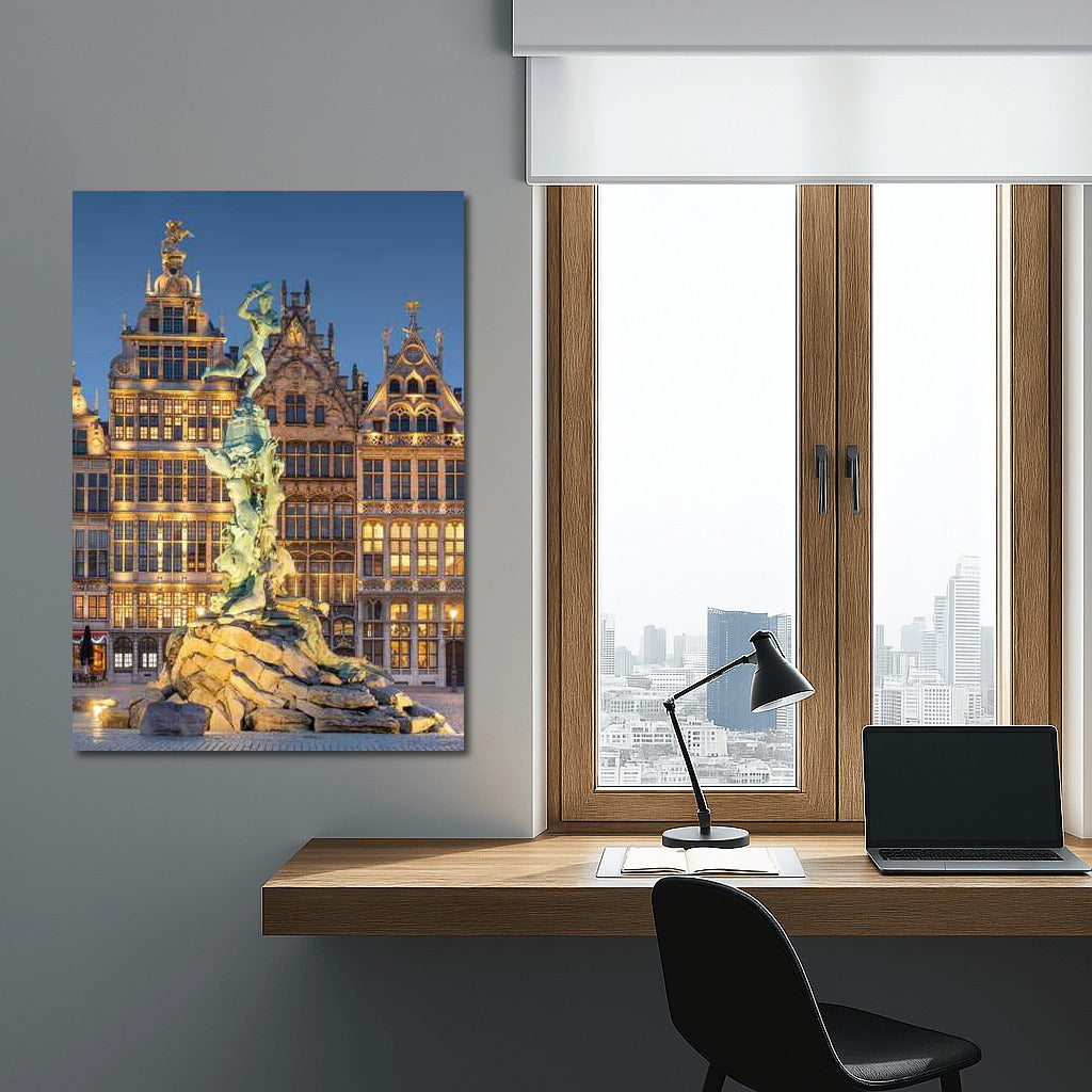 Antwerp by Night: Belgium's Architectural Grandeur