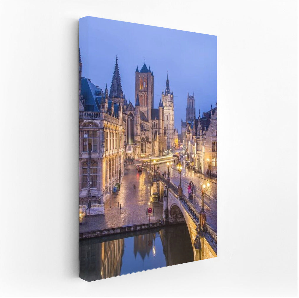 Gothic Evening Charm of Belgium: European Magic