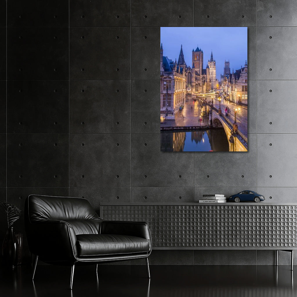 Gothic Evening Charm of Belgium: European Magic