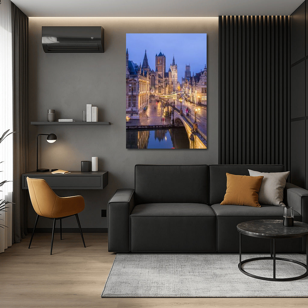 Gothic Evening Charm of Belgium: European Magic
