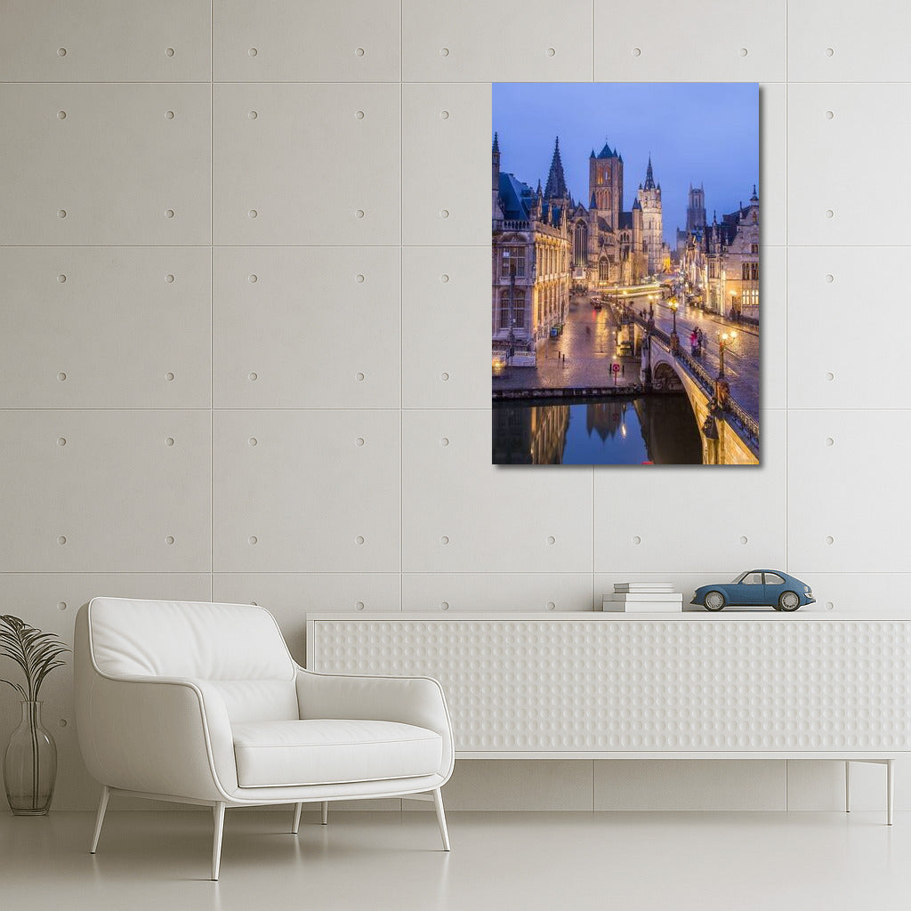 Gothic Evening Charm of Belgium: European Magic