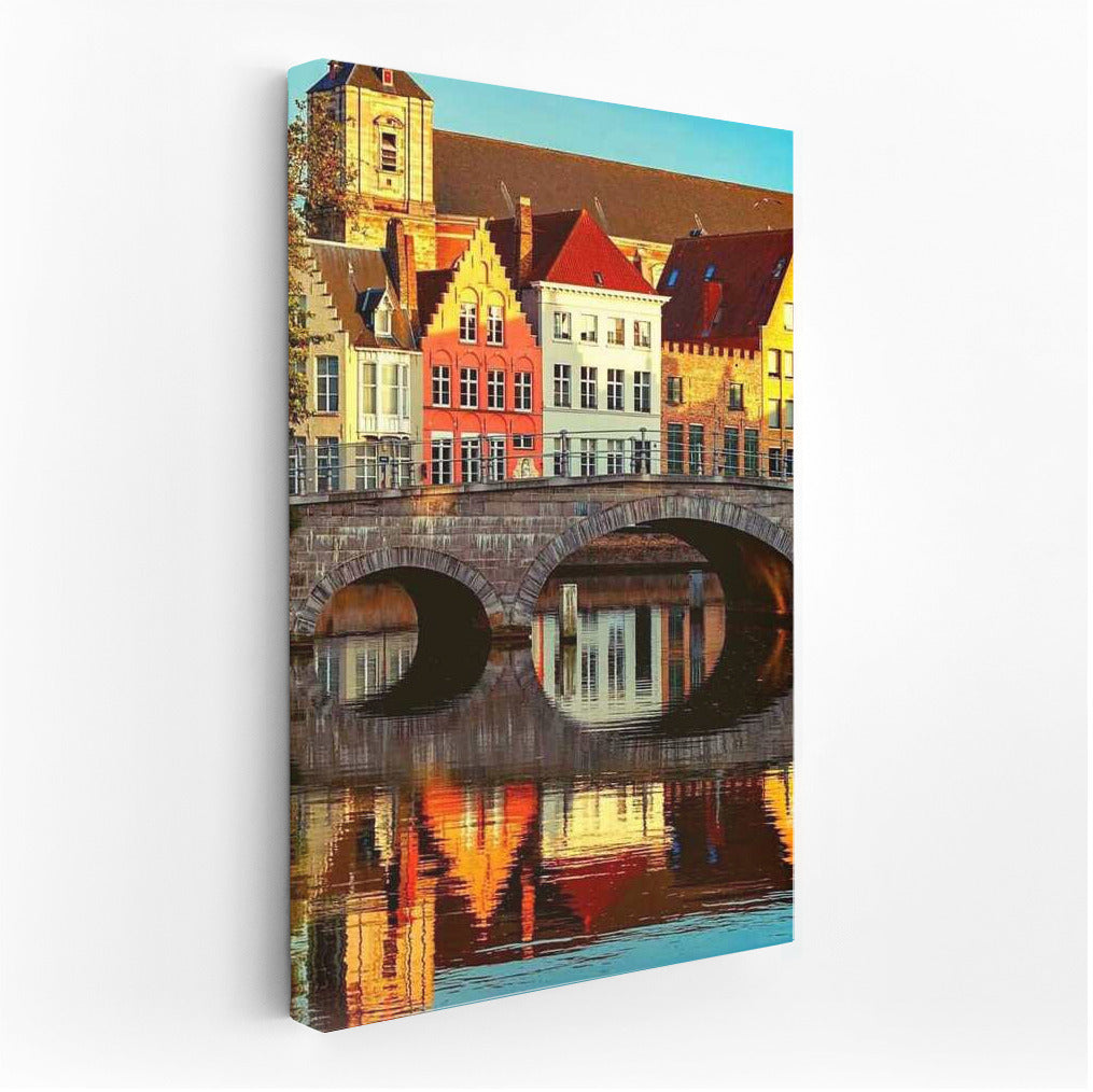 Vibrant Facades of Belgium: Tranquility and Charm