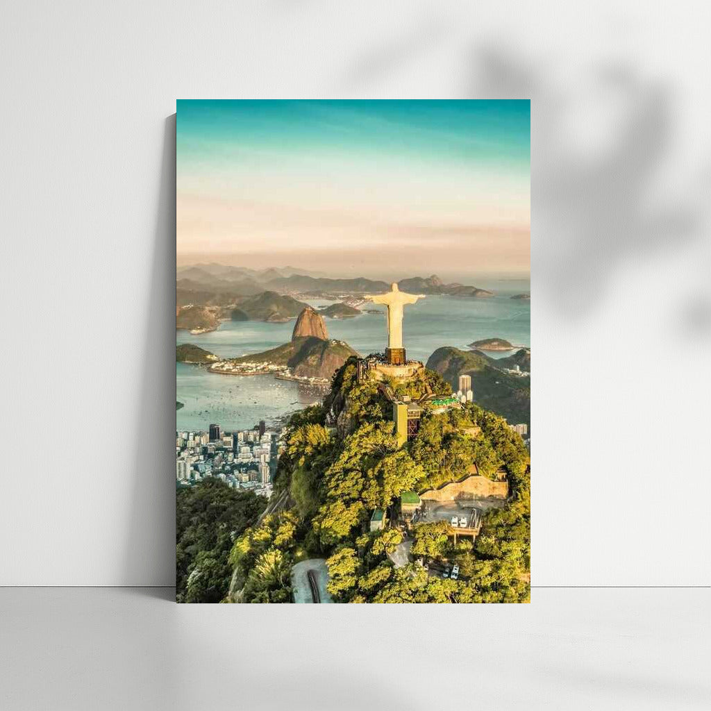 The Grandeur of Rio: Christ the Redeemer Statue and Panorama of Brazil