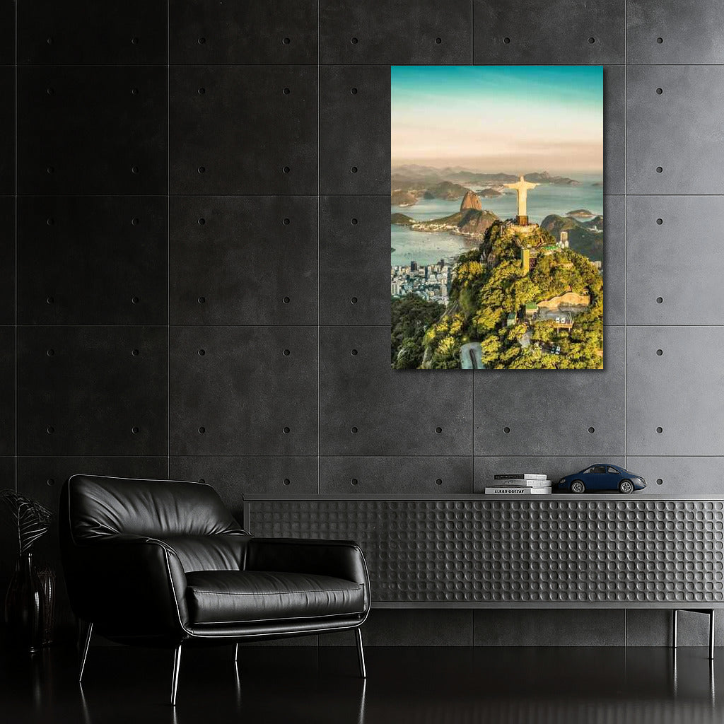 The Grandeur of Rio: Christ the Redeemer Statue and Panorama of Brazil