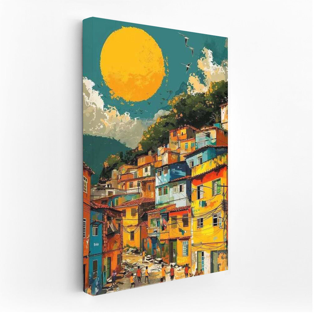 Vivid Colors of the Brazilian Village: Warmth and Color