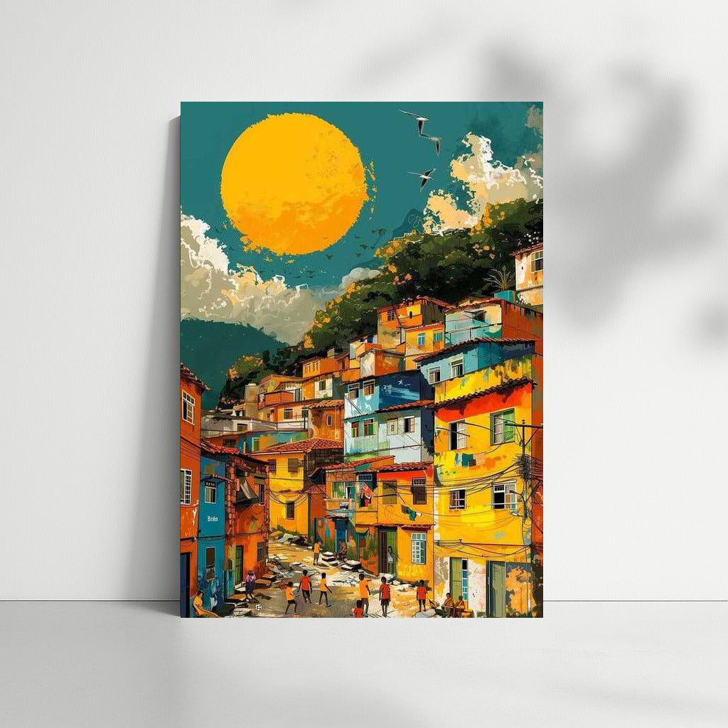 Vivid Colors of the Brazilian Village: Warmth and Color