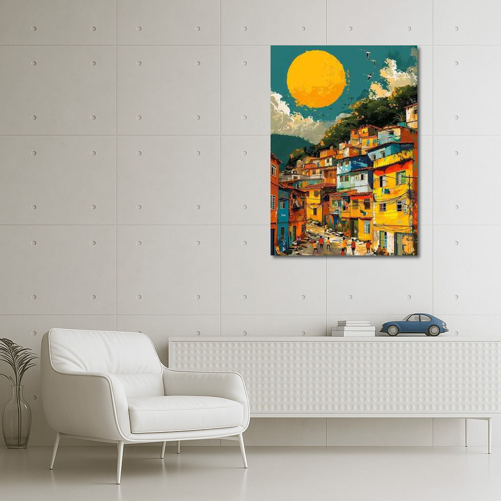 Vivid Colors of the Brazilian Village: Warmth and Color