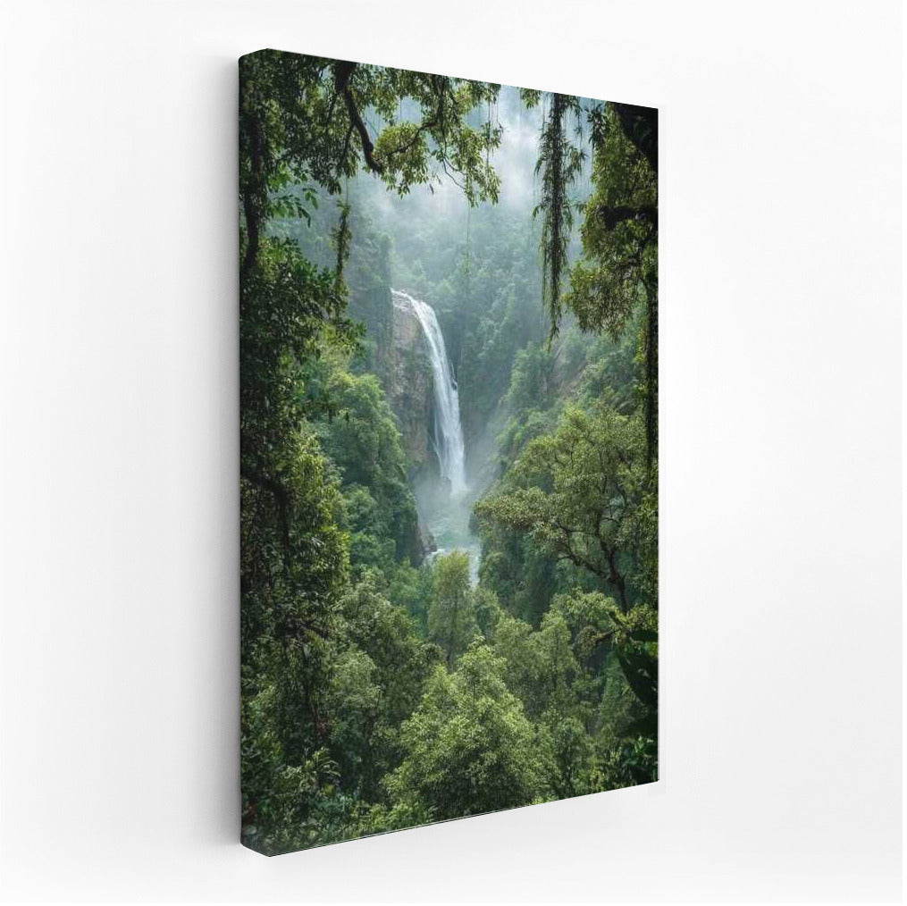 Waterfall in the Heart of Brazil: Nature and Harmony