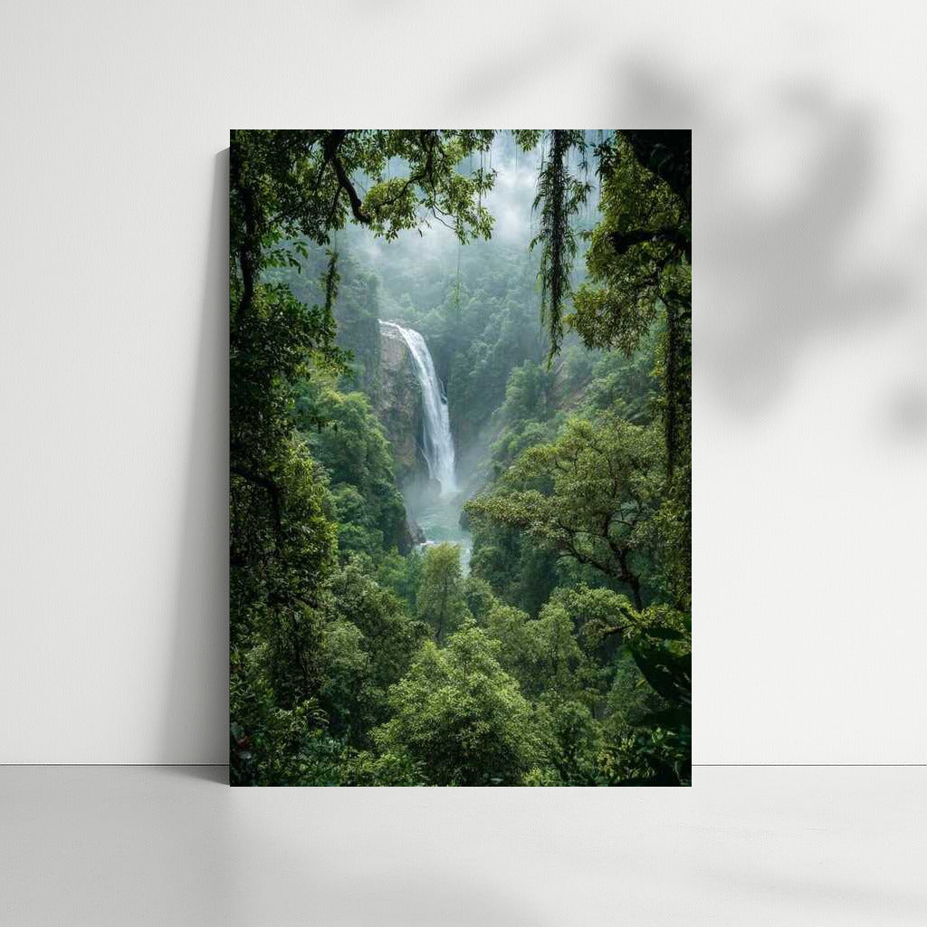 Waterfall in the Heart of Brazil: Nature and Harmony