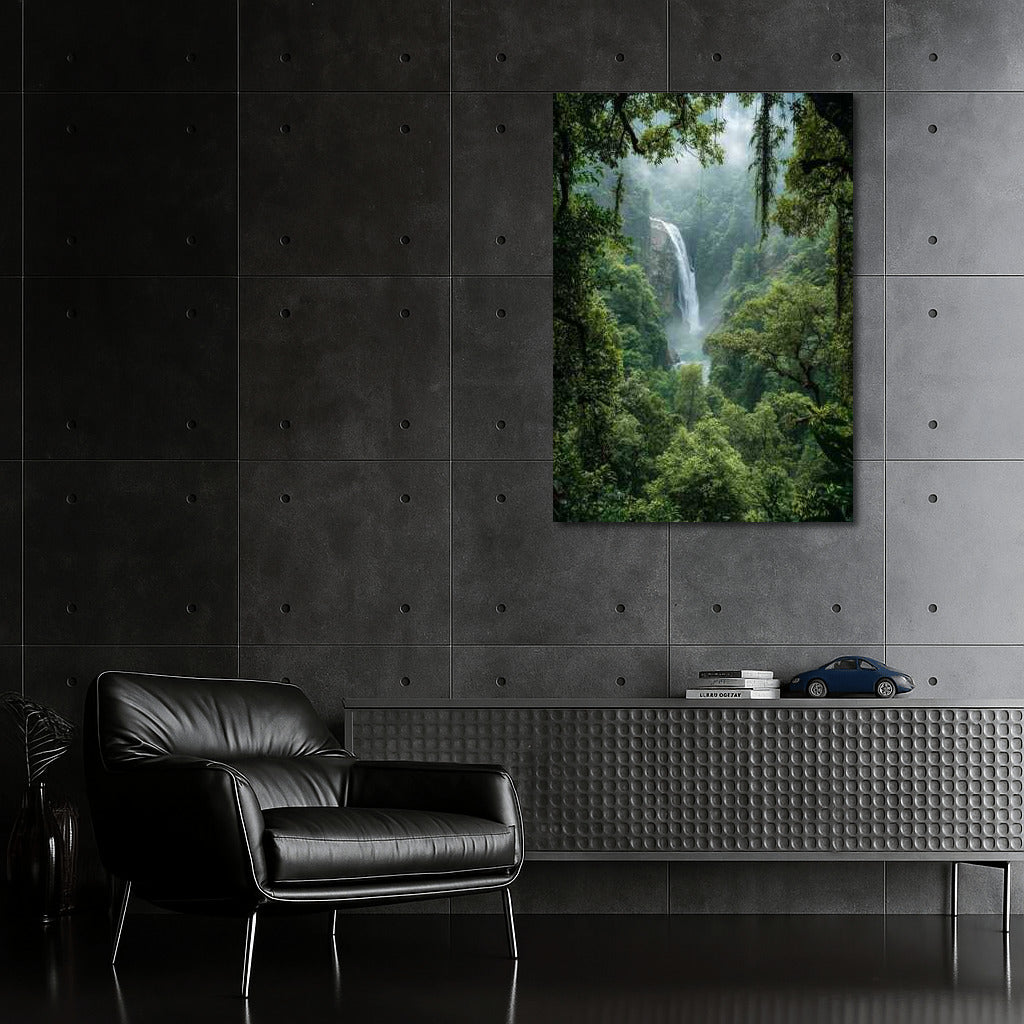Waterfall in the Heart of Brazil: Nature and Harmony