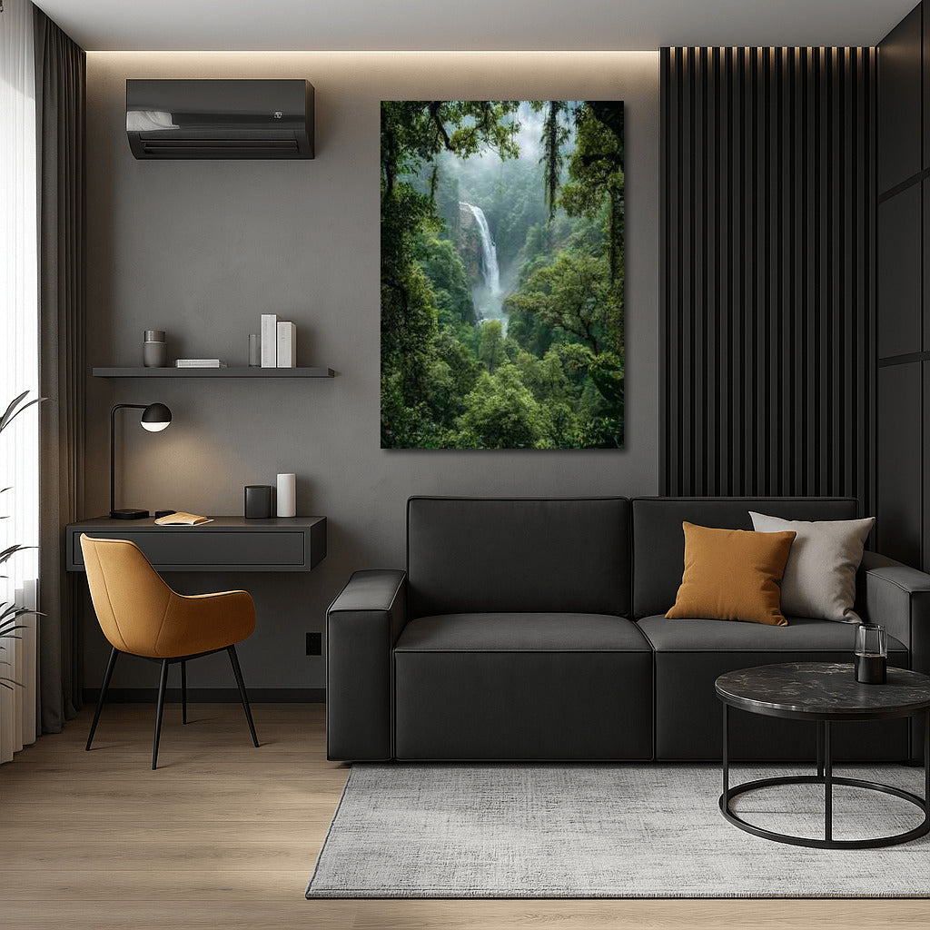 Waterfall in the Heart of Brazil: Nature and Harmony