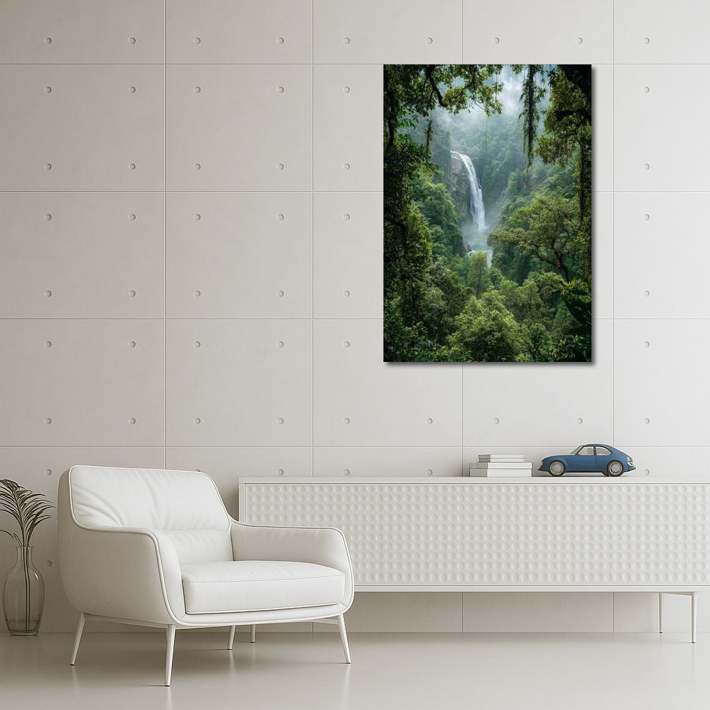 Waterfall in the Heart of Brazil: Nature and Harmony