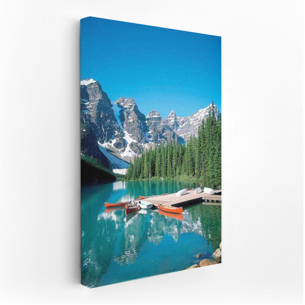 Canadian Idyll: Mountains and Lake